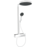 Sprchový systém Hansgrohe Rainfinity na stěnu s termostatickou baterií matná bílá 26853700