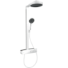 Sprchový systém Hansgrohe Rainfinity na stěnu s termostatickou baterií matná bílá 28742700