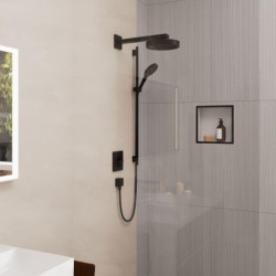Sprchový set Hansgrohe Rainfinity na stěnu matná černá 28743670