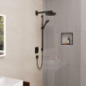 Sprchový set Hansgrohe Rainfinity na stěnu matná černá 28743670