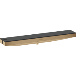 Podomítkový vývod Hansgrohe Rainfinity s poličkou kartáčovaný bronz 26843140