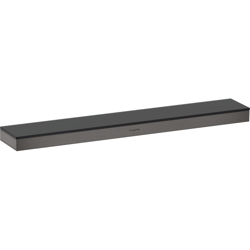 Polička Hansgrohe Rainfinity kartáčovaný černý chrom 26844340