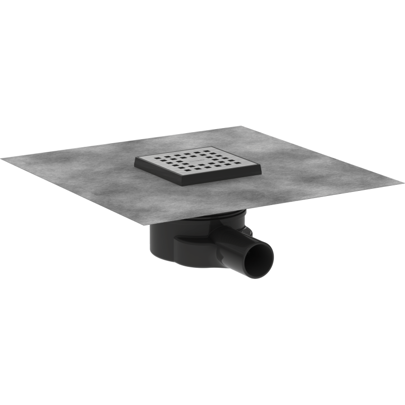 Podlahová vpust DN40 Hansgrohe RainDrain Point 10 cm kartáčovaná nerez nerez 56246800