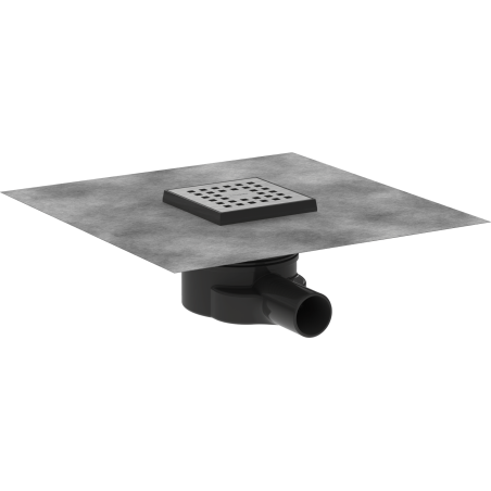 Podlahová vpust DN40 Hansgrohe RainDrain Point 10 cm kartáčovaná nerez nerez 56246800