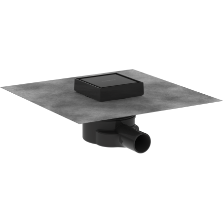 Podlahová vpust DN40 Hansgrohe RainDrain Point 10 cm matná černá nerez 56247670
