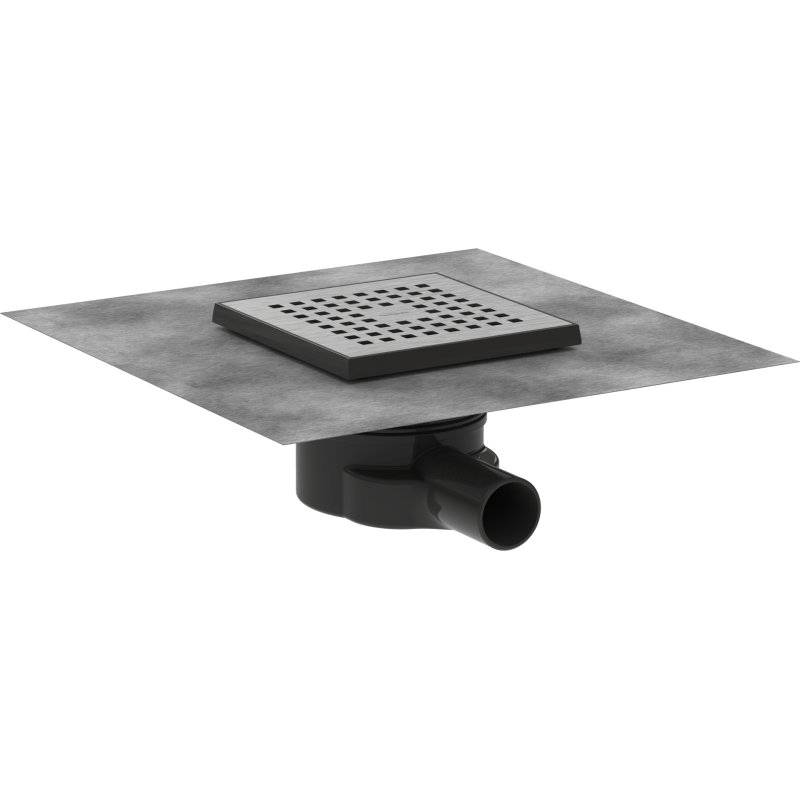 Podlahová vpust DN40 Hansgrohe RainDrain Point 15 cm kartáčovaná nerez nerez 56248800