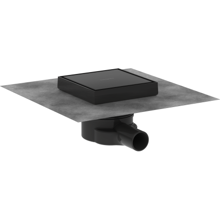 Podlahová vpust DN40 Hansgrohe RainDrain Point 15 cm matná černá nerez 56249670
