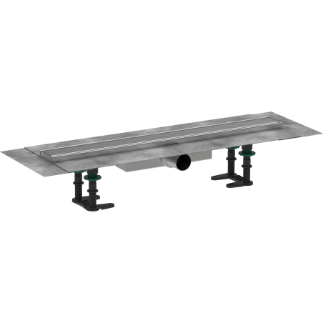 Sprchový žlab Hansgrohe RainDrain Compact 60 cm kartáčovaná nerez mat 56162800