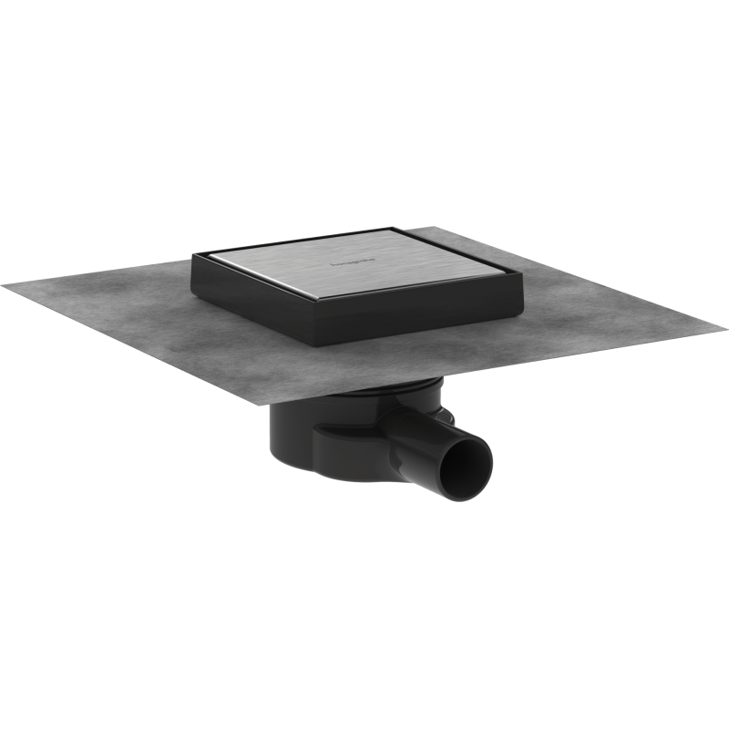 Podlahová vpust DN40 Hansgrohe RainDrain Point 15 cm kartáčovaná nerez nerez 56249800