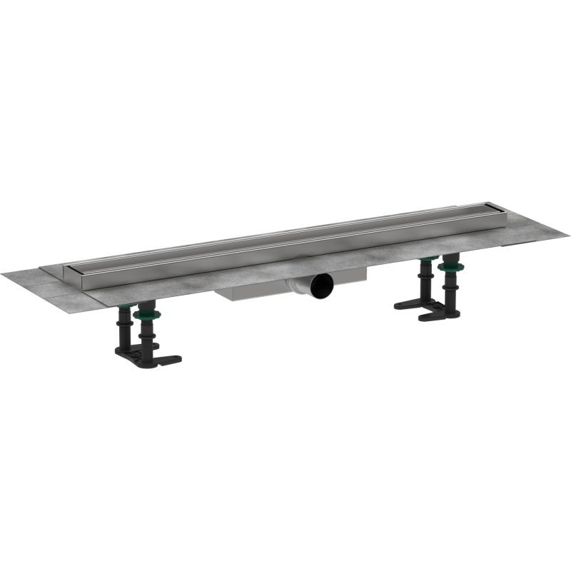 Sprchový žlab Hansgrohe RainDrain Compact 70 cm kartáčovaná nerez mat 56165000