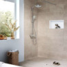 Sprchový žlab Hansgrohe RainDrain Compact 80 cm kartáčovaná nerez mat 56166800