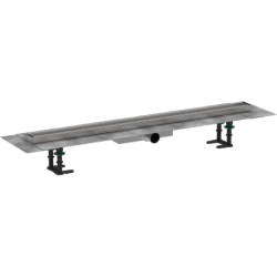 Sprchový žlab Hansgrohe RainDrain Compact 90 cm kartáčovaná nerez mat 56169000