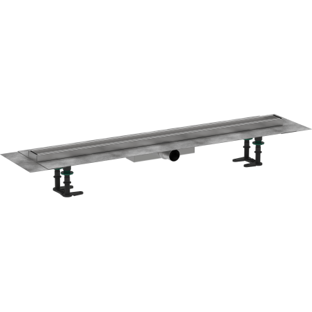 Sprchový žlab Hansgrohe RainDrain Compact 90 cm kartáčovaná nerez mat 56169000