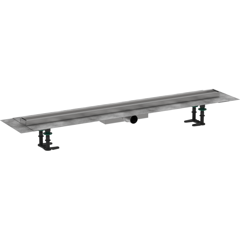 Sprchový žlab Hansgrohe RainDrain Compact 100 cm kartáčovaná nerez mat 56171000