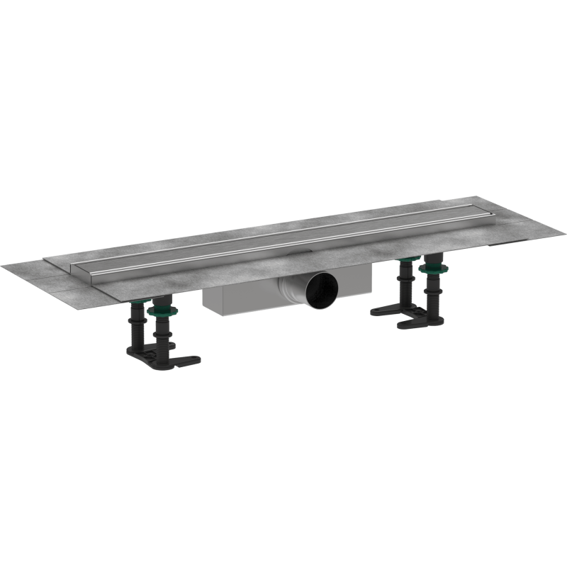 Sprchový žlab Hansgrohe RainDrain Compact 60 cm kartáčovaná nerez mat 56174800