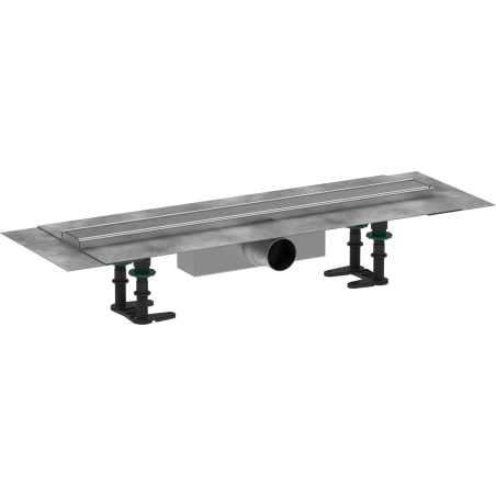 Sprchový žlab Hansgrohe RainDrain Compact 60 cm kartáčovaná nerez mat 56174800