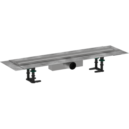 Sprchový žlab Hansgrohe RainDrain Compact 70 cm kartáčovaná nerez mat 56176800