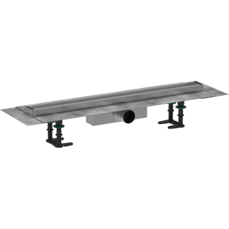 Sprchový žlab Hansgrohe RainDrain Compact 70 cm kartáčovaná nerez mat 56177000