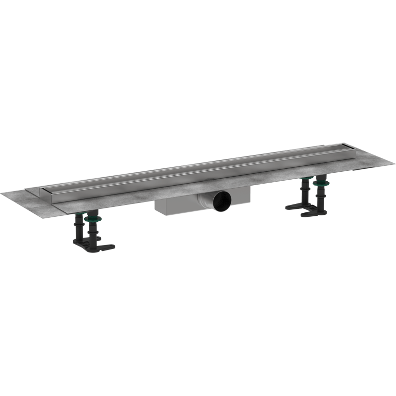 Sprchový žlab Hansgrohe RainDrain Compact 80 cm kartáčovaná nerez mat 56179000