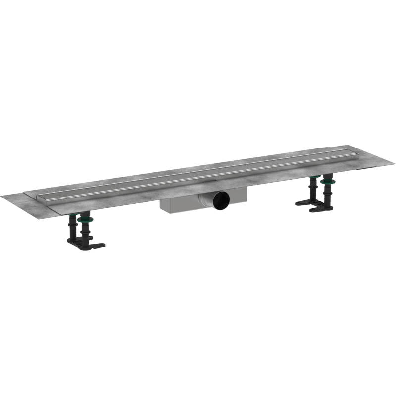 Sprchový žlab Hansgrohe RainDrain Compact 90 cm kartáčovaná nerez mat 56180800