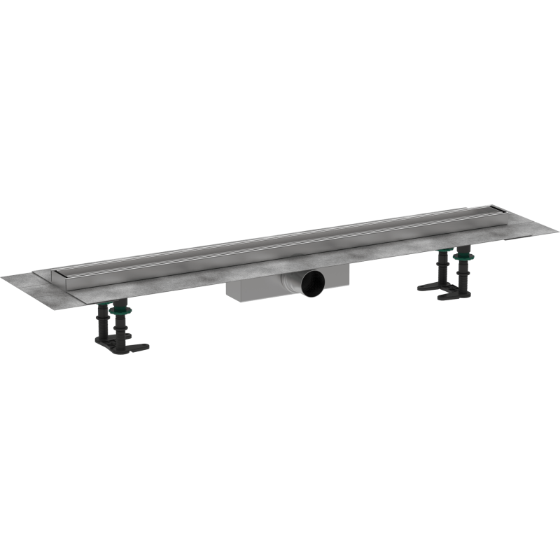 Sprchový žlab Hansgrohe RainDrain Compact 90 cm kartáčovaná nerez mat 56181000