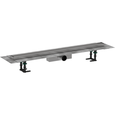 Sprchový žlab Hansgrohe RainDrain Compact 90 cm kartáčovaná nerez mat 56181000