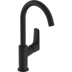 Umyvadlová baterie Hansgrohe Logis bez výpusti matná černá 71131670