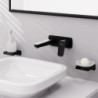 Umyvadlová baterie Hansgrohe Logis bez podomítkového tělesa 100 mm matná černá 71220670