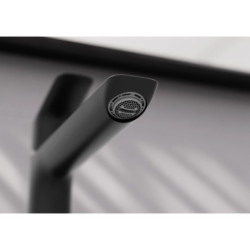 Umyvadlová baterie Hansgrohe Logis s výpustí matná černá 71254670