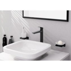Umyvadlová baterie Hansgrohe Logis s výpustí matná černá 71257670