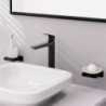 Umyvadlová baterie Hansgrohe Logis bez výpusti matná černá 71258670