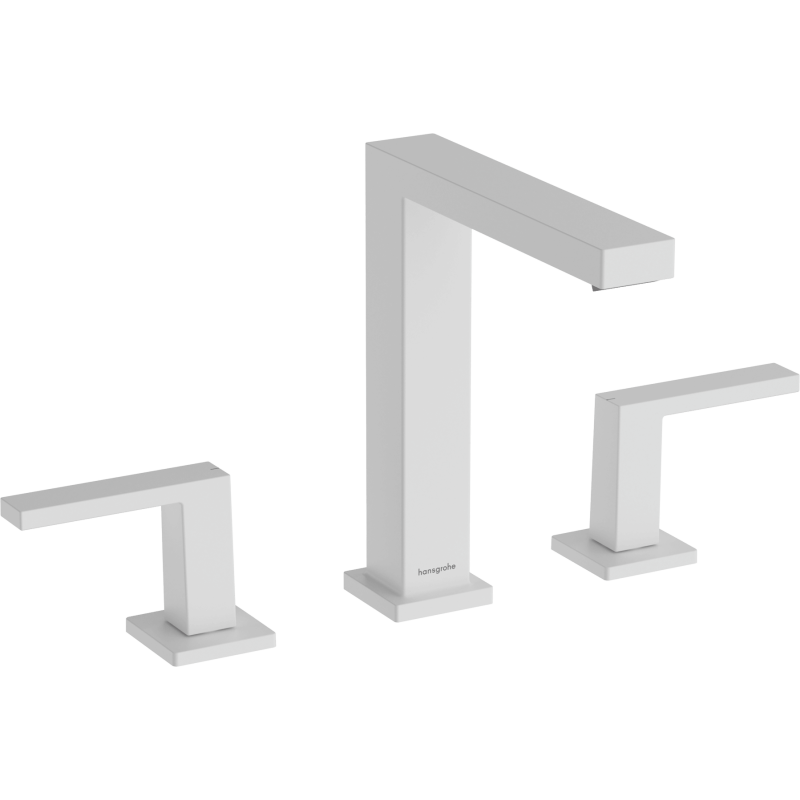 Umyvadlová baterie Hansgrohe Tecturis E s clic-clacem matná bílá 73030700