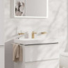 Umyvadlová baterie Hansgrohe Tecturis E bez výpusti kartáčovaný bronz 73001140