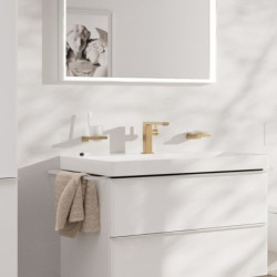 Umyvadlová baterie Hansgrohe Tecturis E s clic-clacem kartáčovaný bronz 73040140