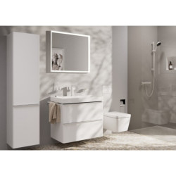 Umyvadlová baterie Hansgrohe Tecturis E s clic-clacem matná bílá 73040700