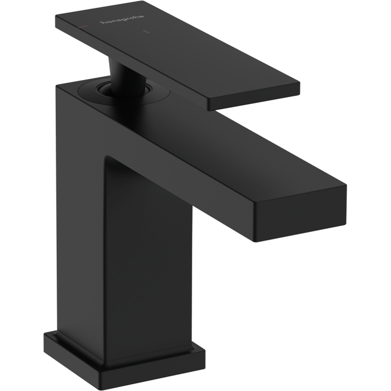Umyvadlová baterie Hansgrohe Tecturis E s výpustí matná černá 73002670