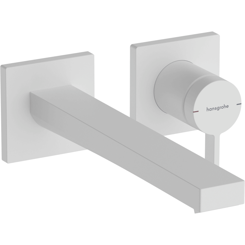 Umyvadlová baterie Hansgrohe Tecturis E bez podomítkového tělesa matná bílá 73051700