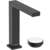 Umyvadlová baterie Hansgrohe Tecturis E s výpustí matná černá 73053670