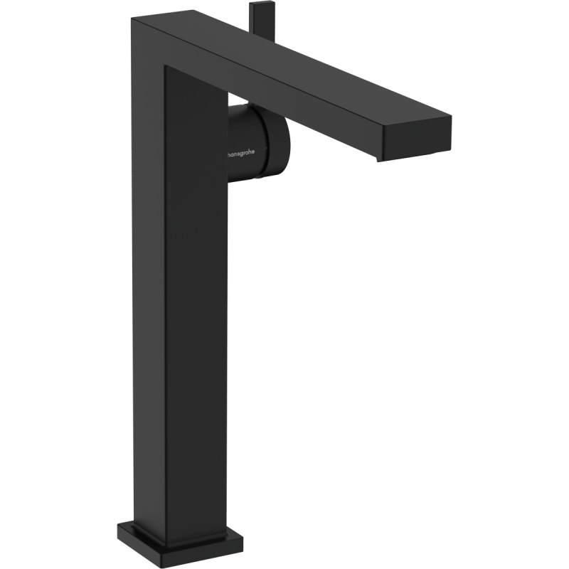 Vysoká umyvadlová baterie Hansgrohe Tecturis E s clic-clacem matná černá 73070670