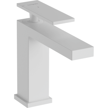 Umyvadlová baterie Hansgrohe Tecturis E s výpustí matná bílá 73014700
