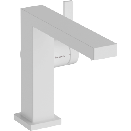 Umyvadlová baterie Hansgrohe Tecturis E s clic-clacem matná bílá 73020700