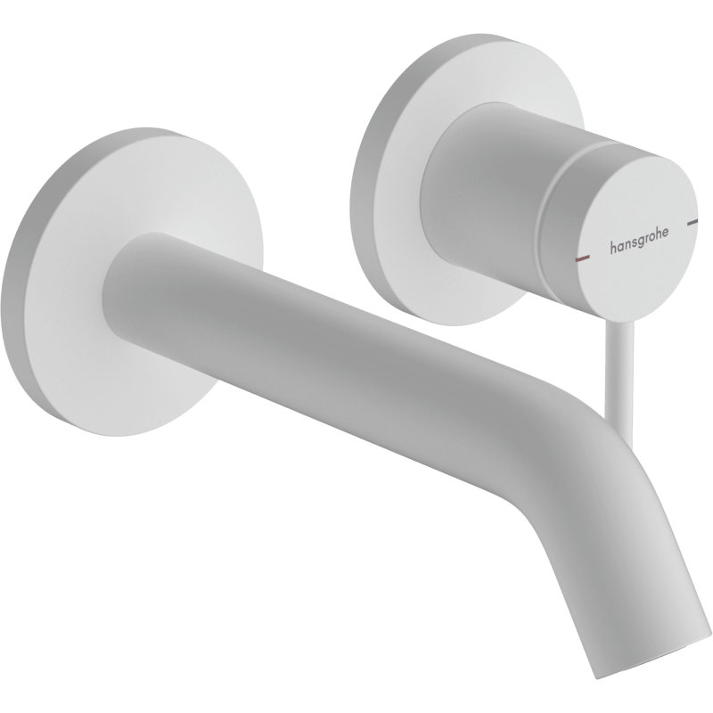 Umyvadlová baterie Hansgrohe Tecturis S bez podomítkového tělesa matná bílá 73350700