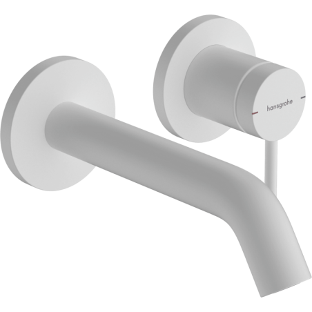 Umyvadlová baterie Hansgrohe Tecturis S bez podomítkového tělesa matná bílá 73350700