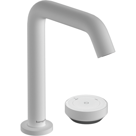 Umyvadlová baterie Hansgrohe Tecturis S s výpustí matná bílá 73353700