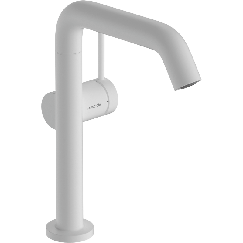 Umyvadlová baterie Hansgrohe Tecturis S s clic-clacem matná bílá 73360700