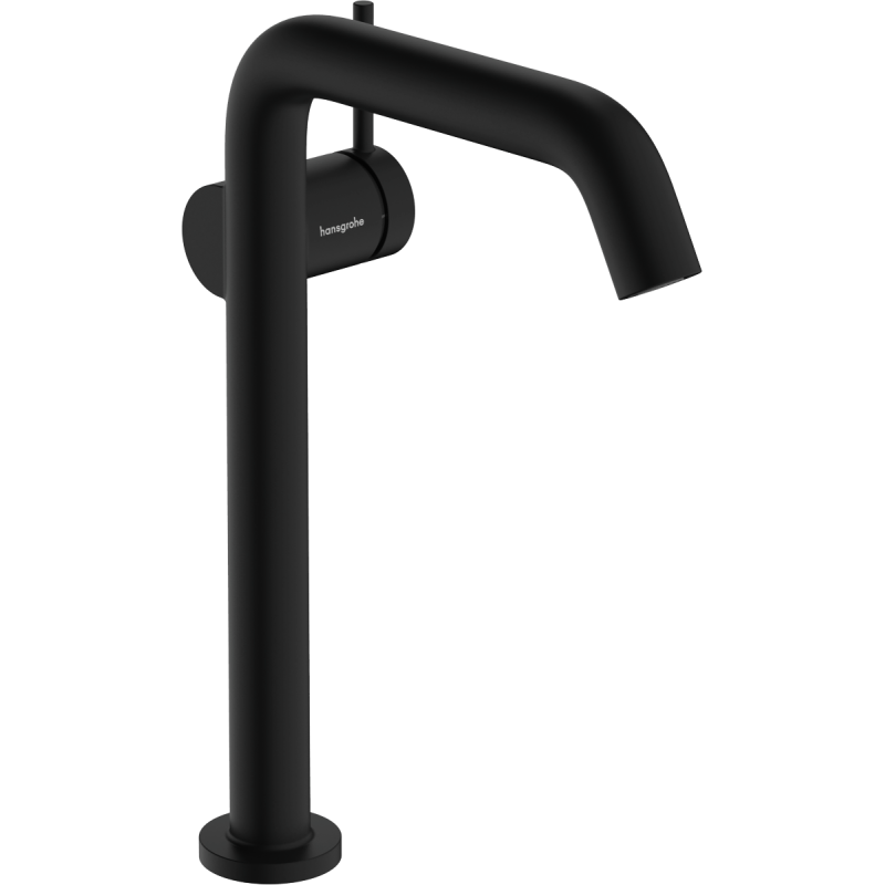 Vysoká umyvadlová baterie Hansgrohe Tecturis S s clic-clacem matná černá 73370670