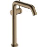 Vysoká umyvadlová baterie Hansgrohe Tecturis S bez výpusti kartáčovaný bronz 73372140