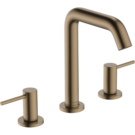 Umyvadlová baterie Hansgrohe Tecturis S s clic-clacem kartáčovaný bronz 73330140