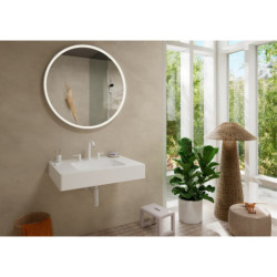 Umyvadlová baterie Hansgrohe Tecturis S s clic-clacem matná bílá 73330700