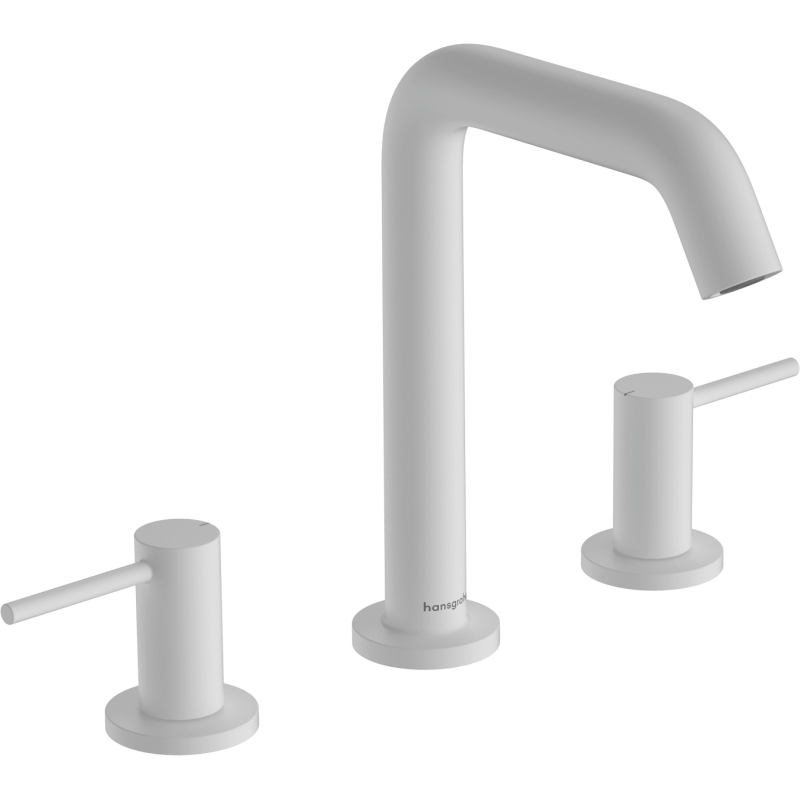 Umyvadlová baterie Hansgrohe Tecturis S s clic-clacem matná bílá 73330700
